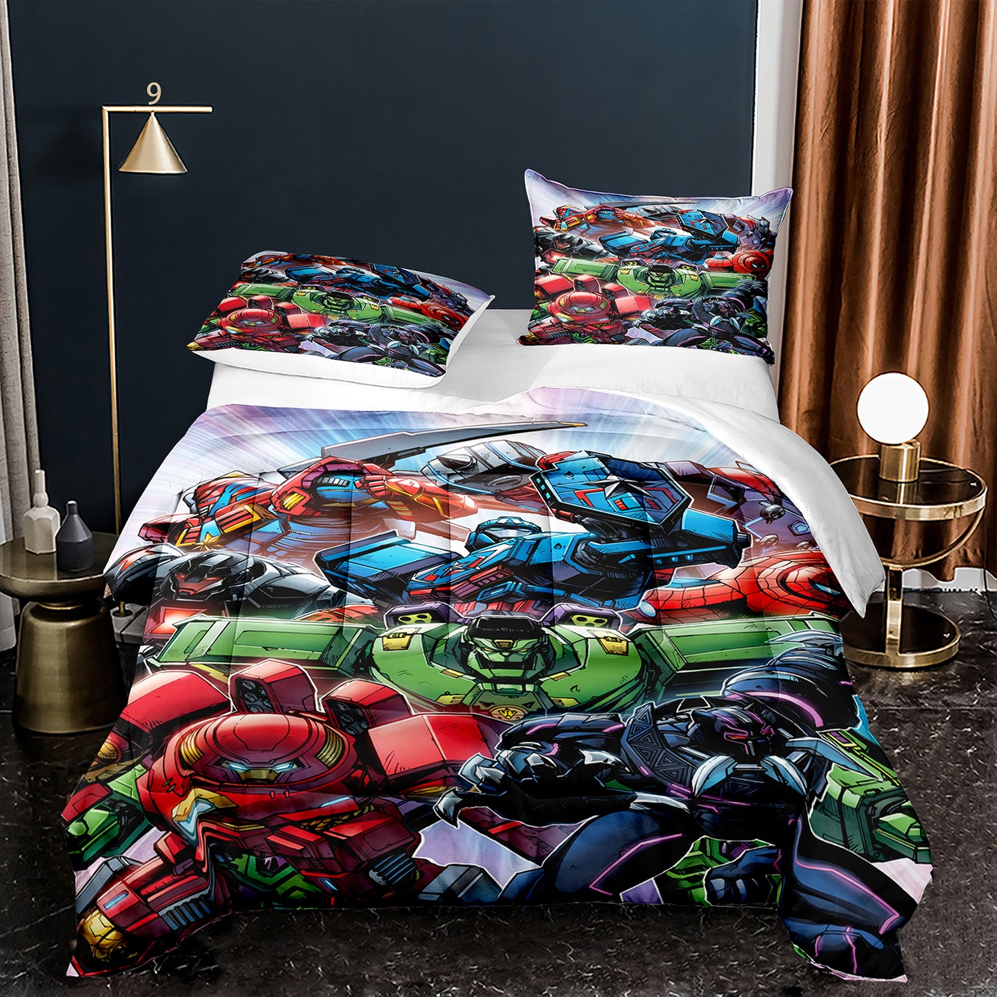 Mech strike Avengers Comforter Set mech strike1036