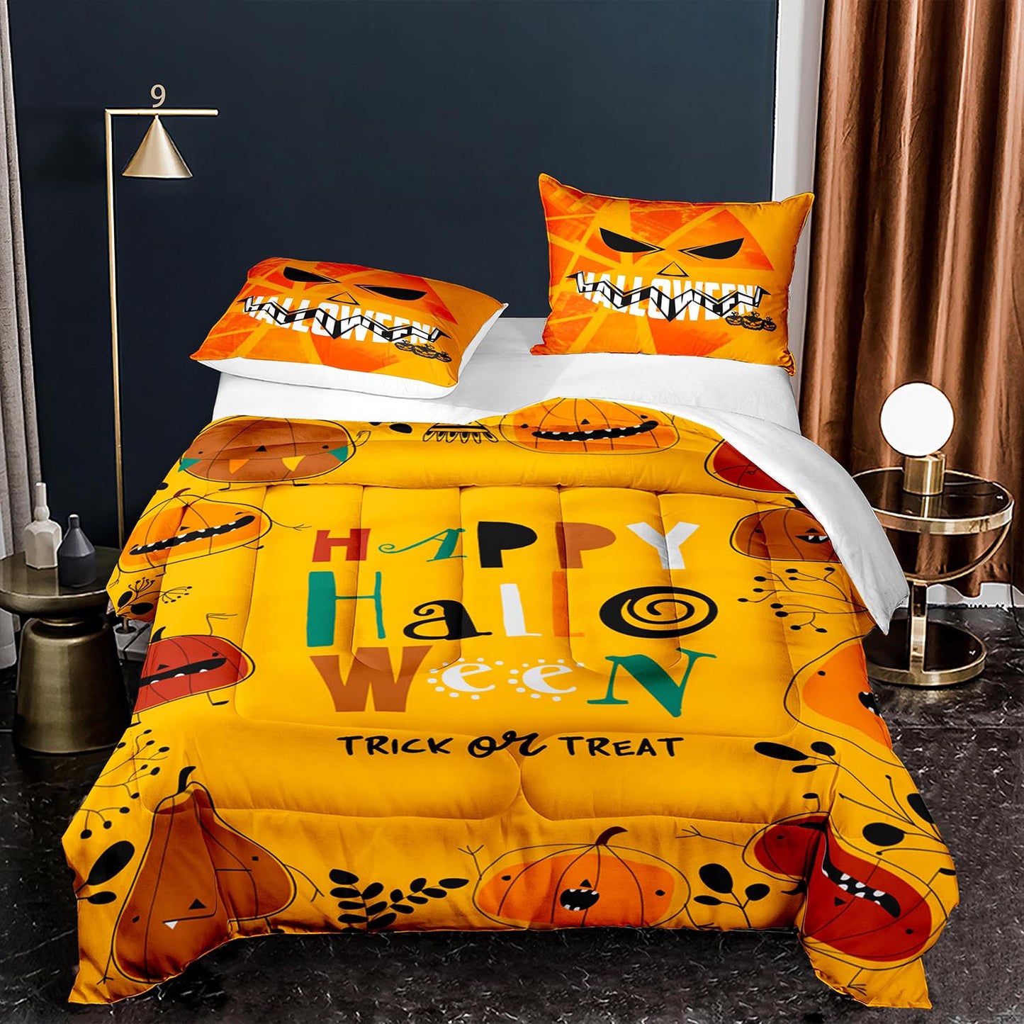 Happy Halloween Trick Or Treat Bedding Set For Children
