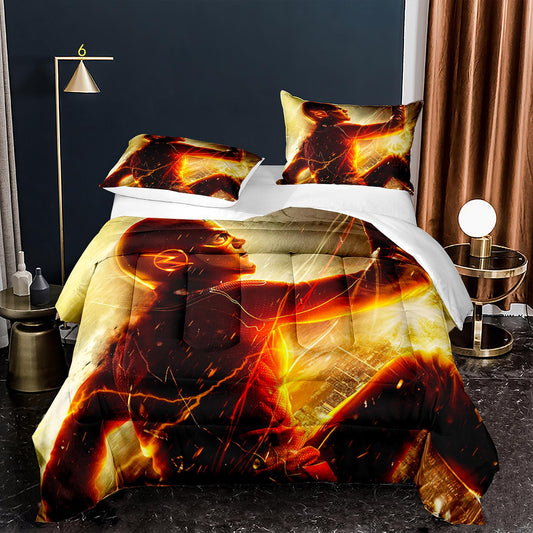 DC Super Hero The Flash Comforter Set For Fans