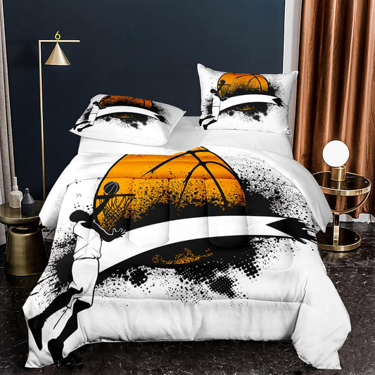 Basketball comforter set layup basketball 22
