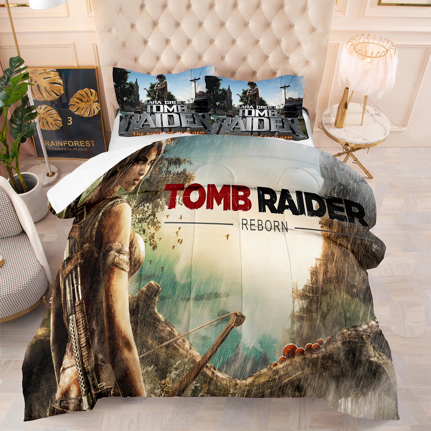 Tomb Raider Reborn Comforter Set