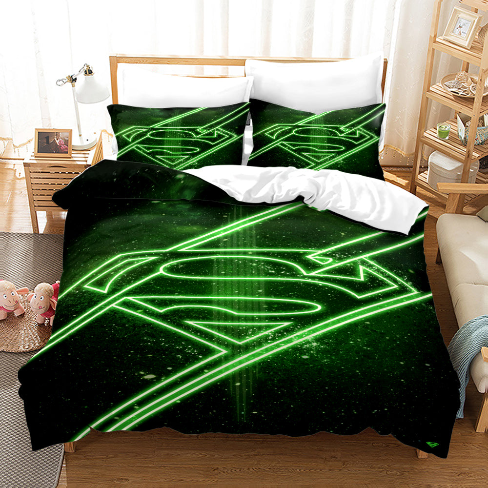 3D Superman comforter set Kryptonite power