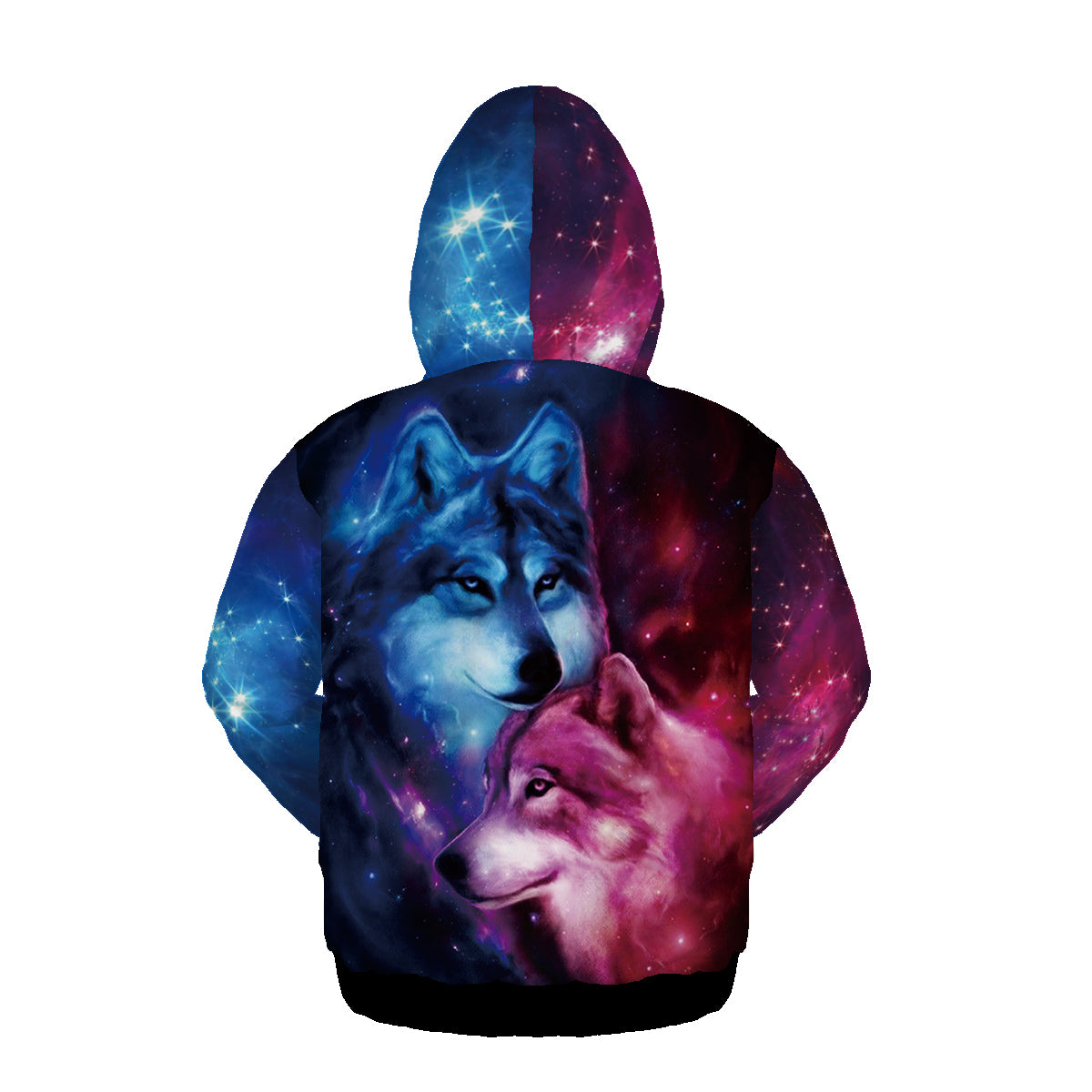 Free Shipping Unique Hoodies Pullover 3d Wolf Printed Sweatshirts