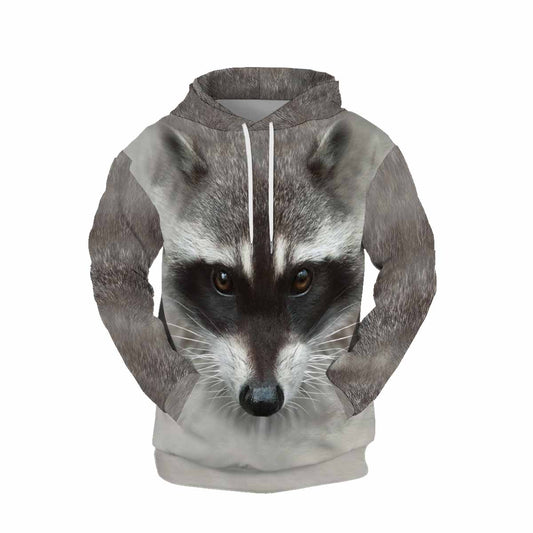 Raccon Hoodie Pullover 3D Print Sweatshirts