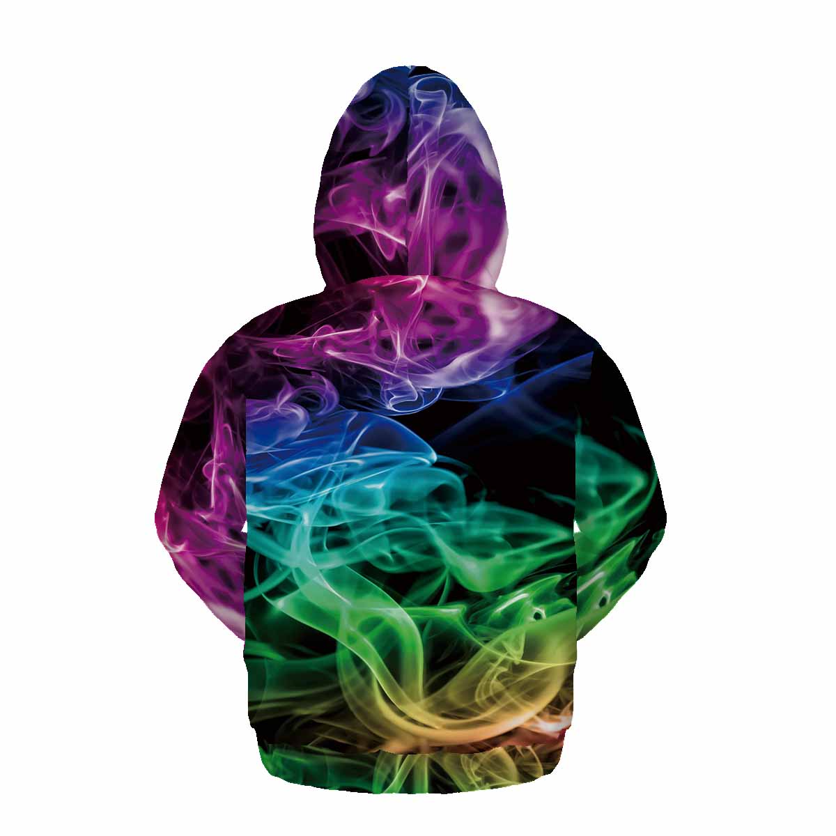 Free Shipping Colorful Smoke Hoodie Pullover 3d Print Sweatshirts
