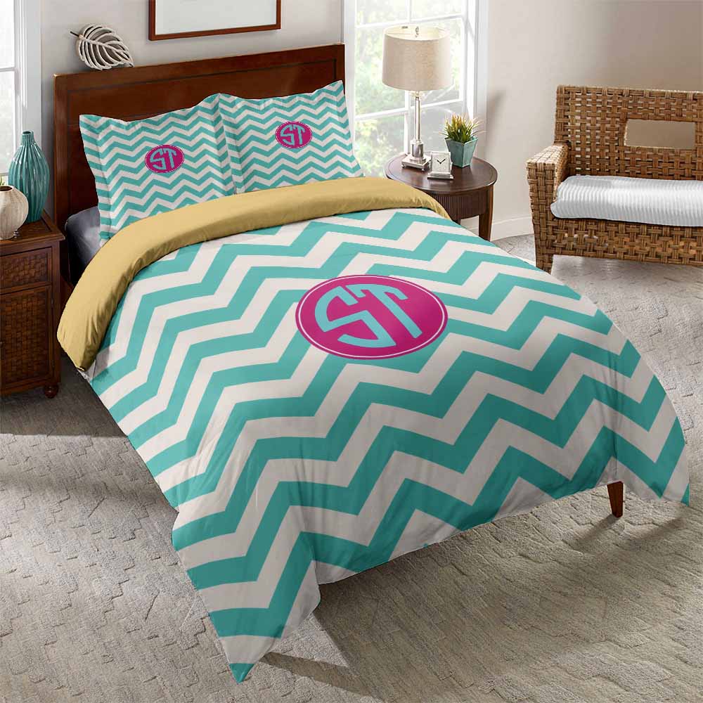 Monogram ST duvet covet set