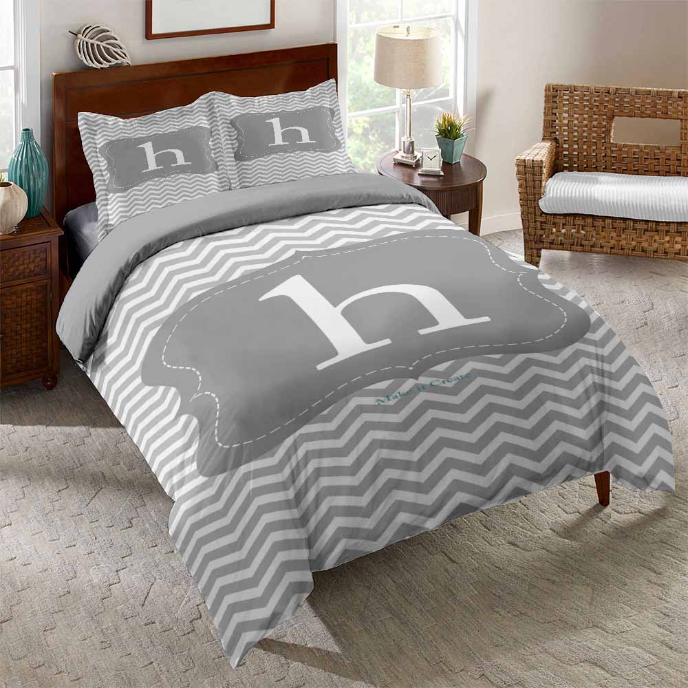 Monogram H duvet cover set