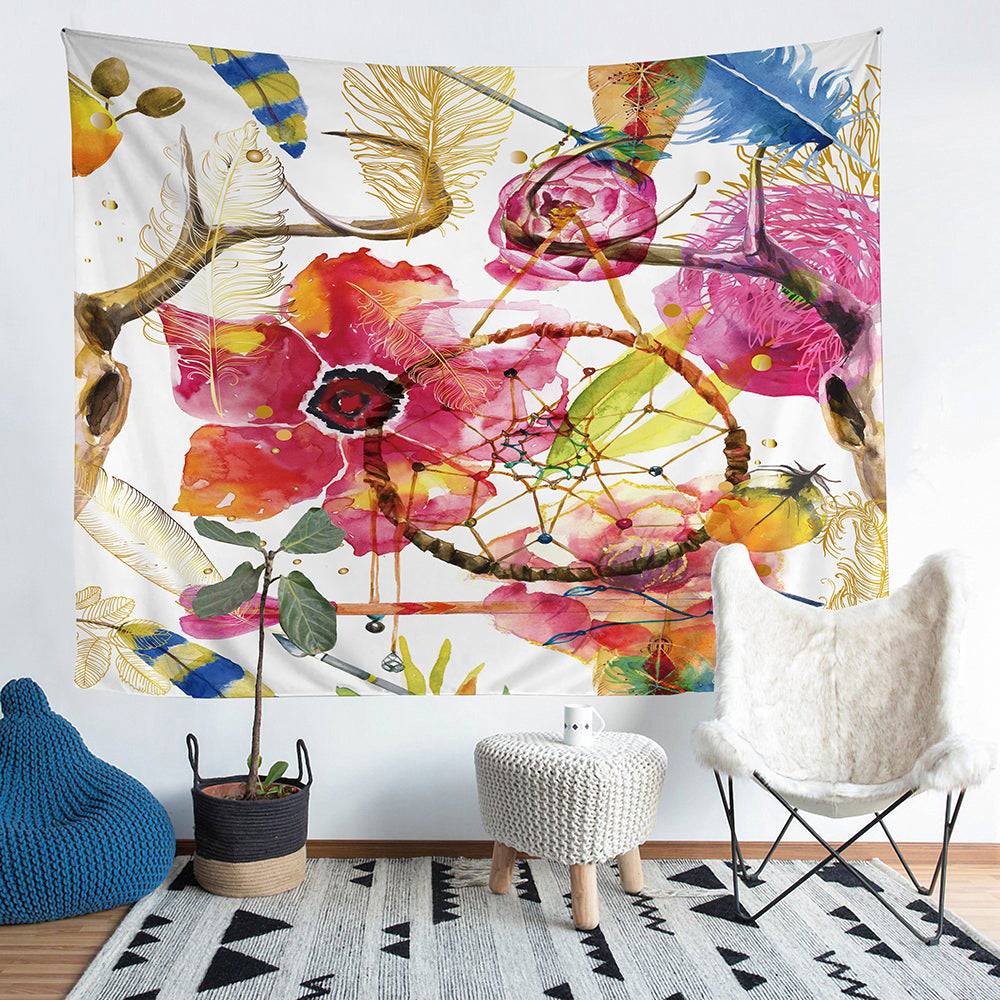 3D world map tapestry wall hanging Home Decor