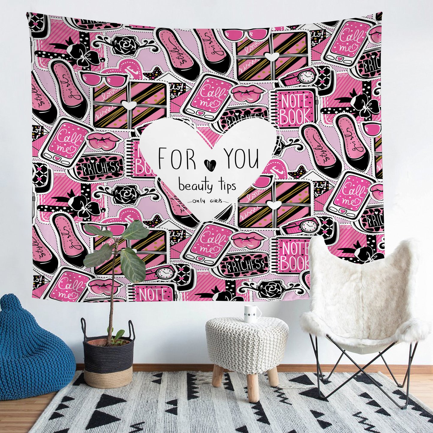 3D tapestry beauty tips for you wall decoration Home Decor