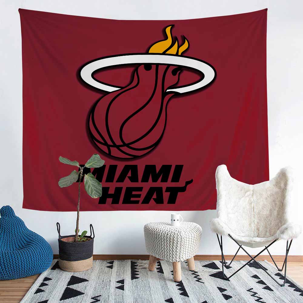 Miami Heat tapestry wall decoration Home Decor