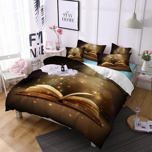 Literature Lover's Book Page Bed Sheets