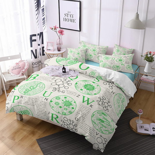 Bookworm's Paradise Printed Bed Set