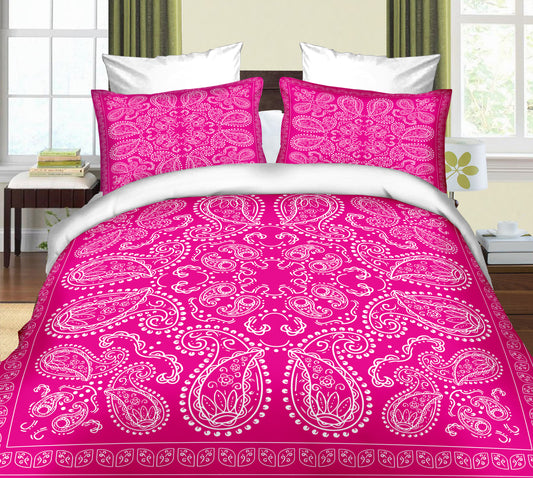 Modern Art Print Duvet & Pillowcase Set