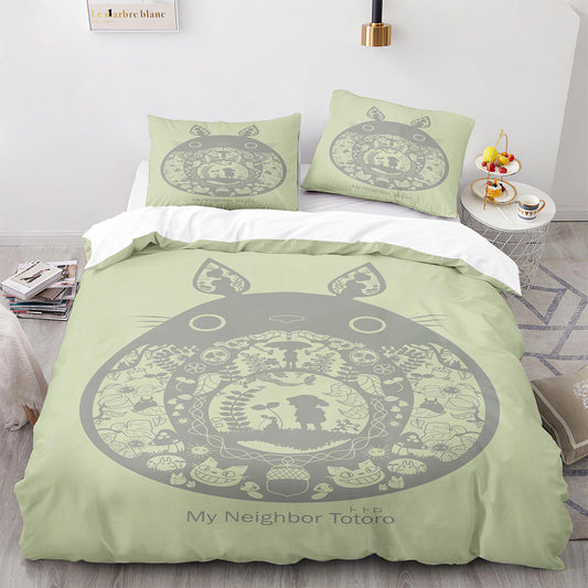 Totoro Cottage Core Bed Set