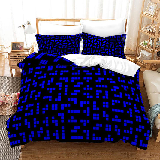 Tetris-Inspired Kids Duvet Set
