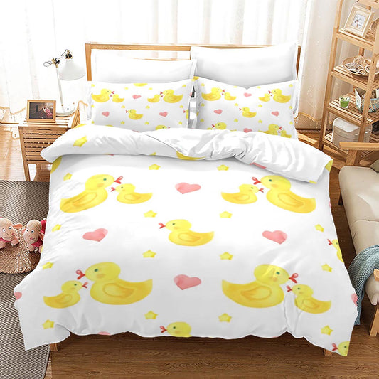 Yellow Duck Comforter Set