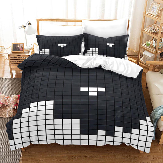 Cozy Tetris Themed Bedding