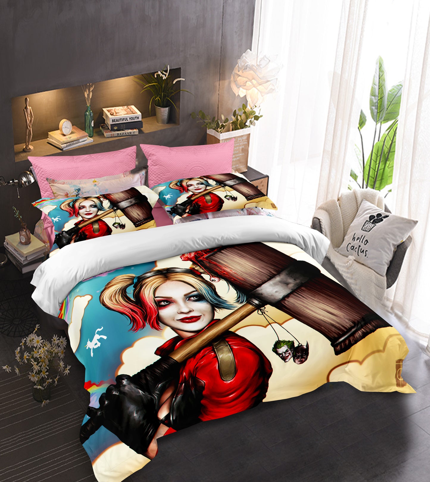 Chaotic Empowerment Sheets - Harley Quinn Girl Boss Collection