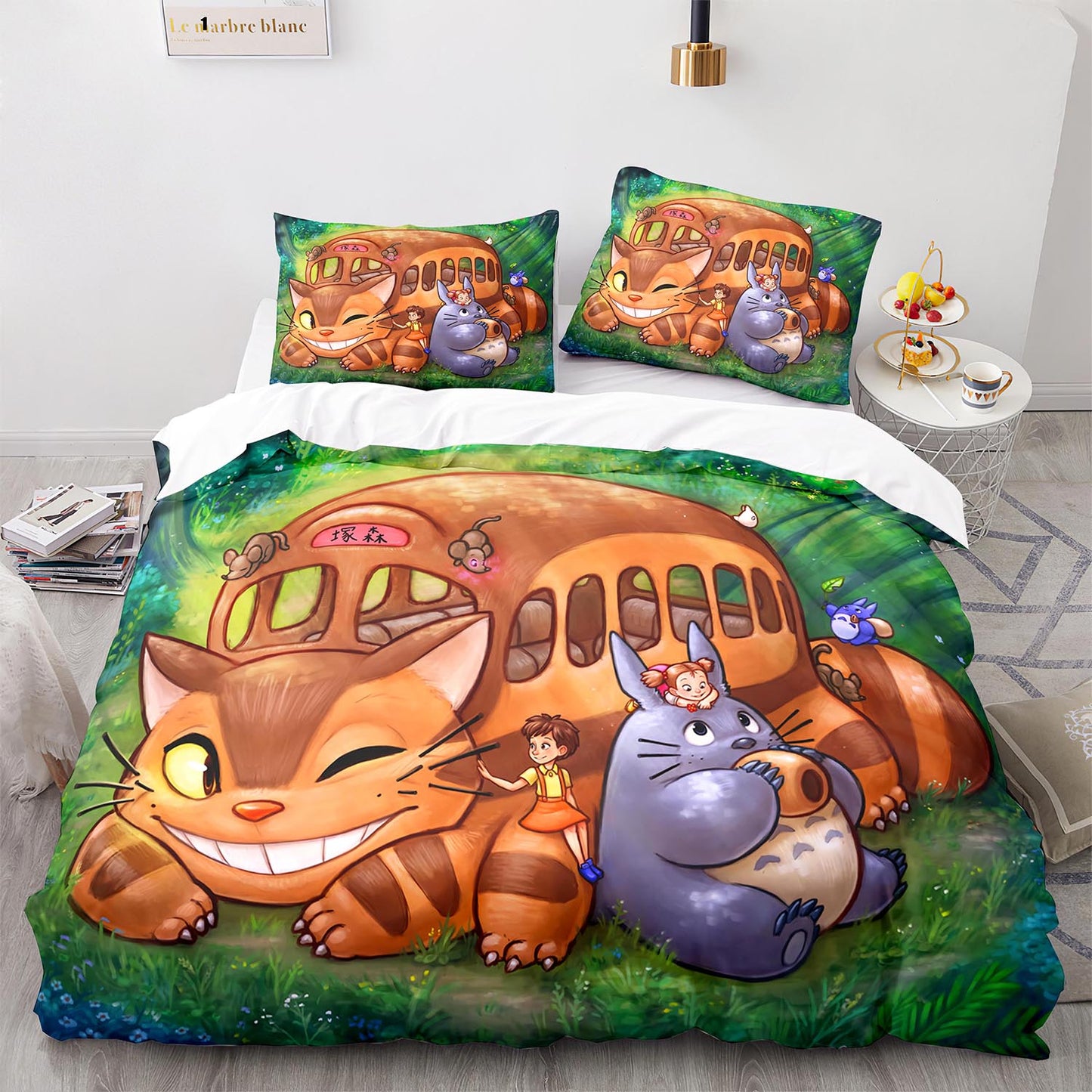 Ghibli's Totoro 4-Piece Comforter Set