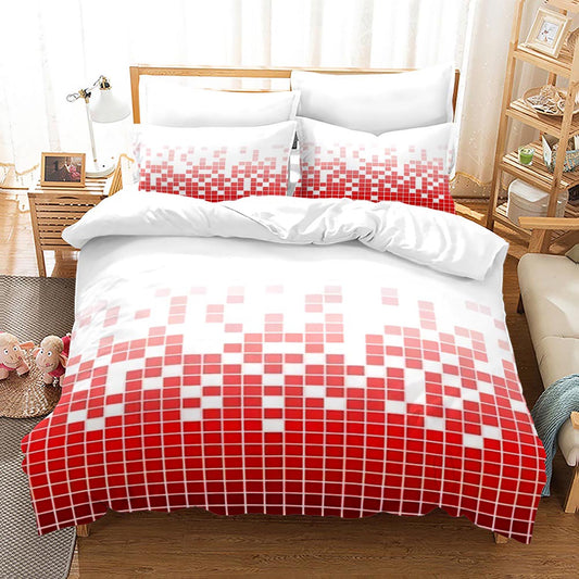 Tetris Geometric Print Comforter