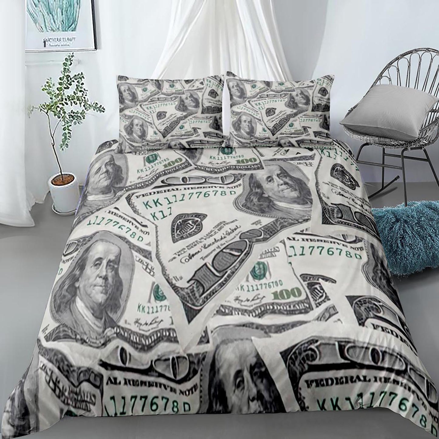 Million Dollar Luxury Bed Set - 4 Pieces