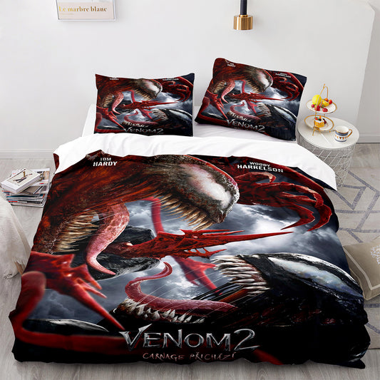 Black Invasion Bedding Quartet - Venom Design