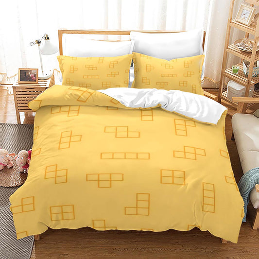 Tetris-Inspired Geometric Bed Linen
