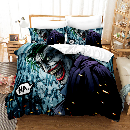 Madhouse Dreams: Joker 4-Piece Bedding for Wild Sleepers
