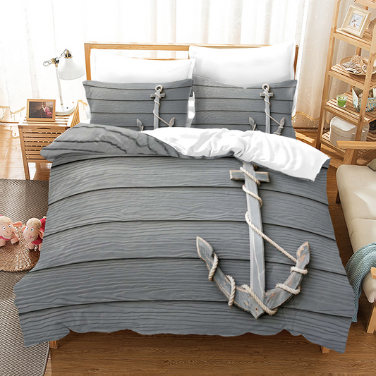 Rustic Anchor & Rope Luxury Bedding