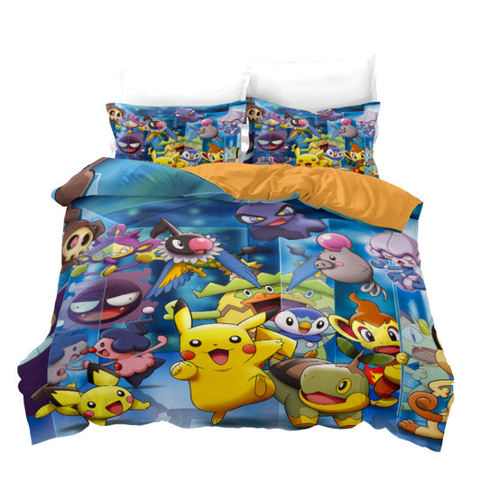 Pok¨¦mon Sleepover Essentials - Pikachu Printed Duvet Cover Set