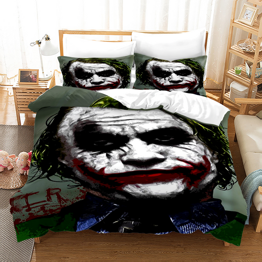 ‌Why So Serious? Bedding Collection - Playful Villain Design for Queen Size Beds