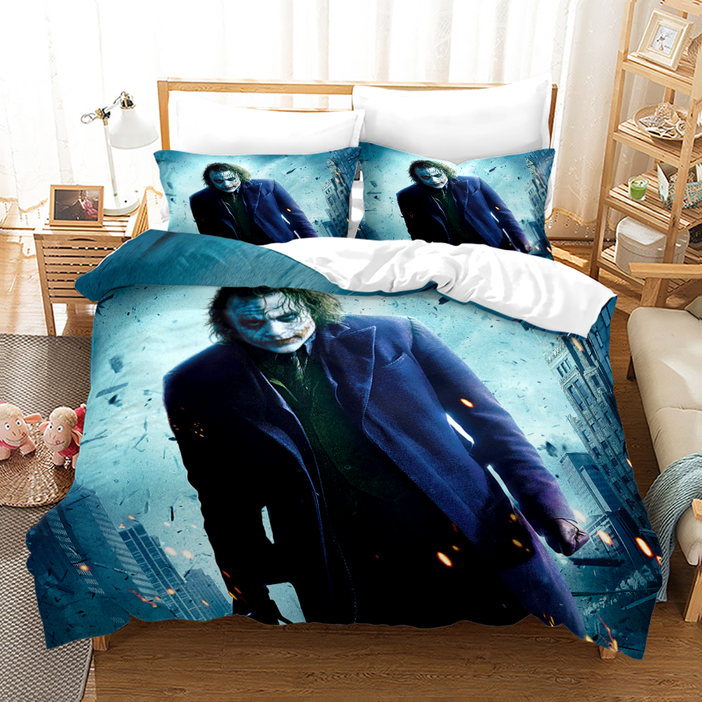 Agent of Chaos Bedding - 4-Piece with Burning Gotham City Skyline