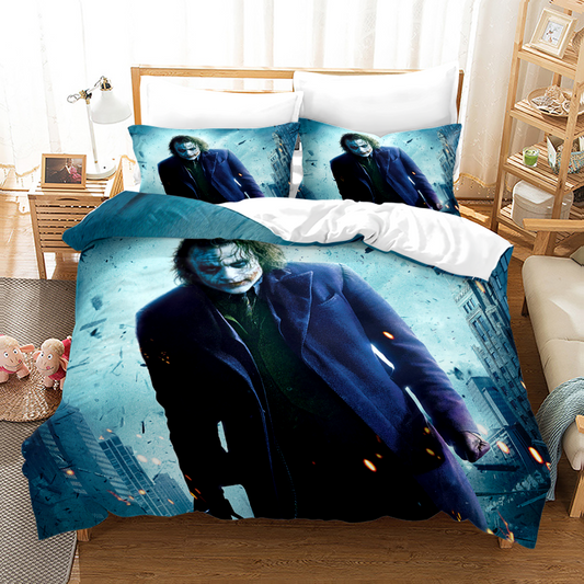 Agent of Chaos Bedding - 4-Piece with Burning Gotham City Skyline