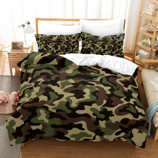 Fashionable Camo Print Duvet