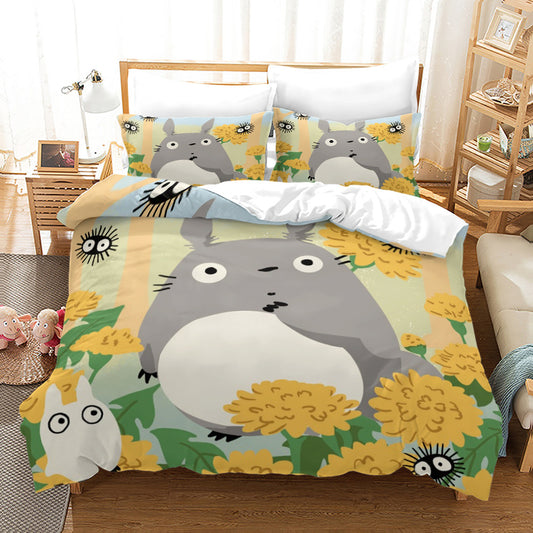 Totoro Classic Movie Scene Bed Set
