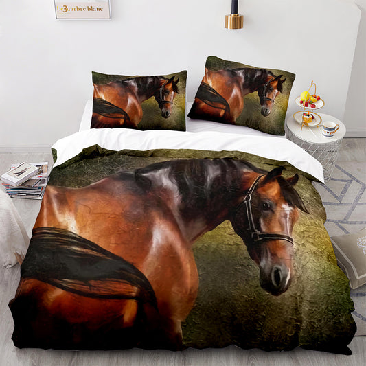 Horse Meadow Print Sheets