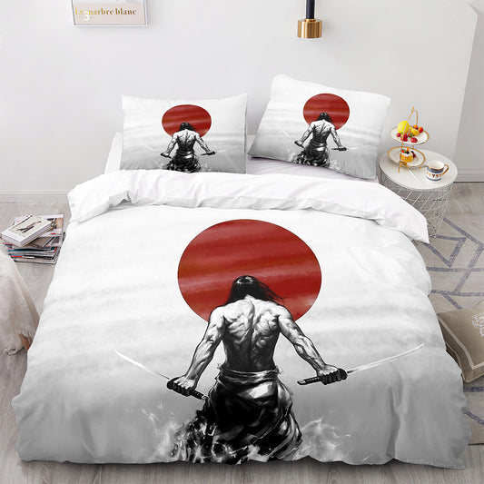 Mount Fuji Sunset Silky Sateen Bedding Collection