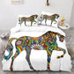 Horse Jumping Duvet Cover