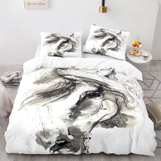 Horse Portrait Luxury Bedding