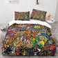 Abstract Doodle Duvet Cover Set