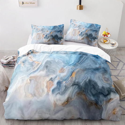 Trendy Marble Bed Sheets Collection