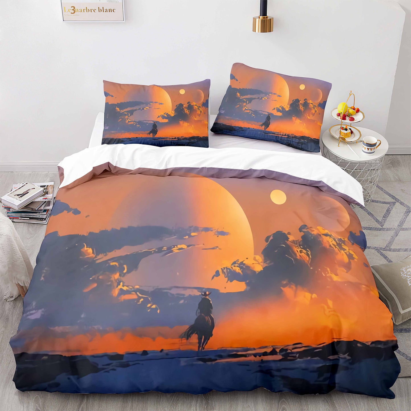 Noble Steed Printed Bedding Ensemble