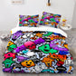 Rainbow Doodle Bedding Set