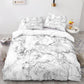 Luxury Marble Effect Bedding Ensemble