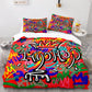 Cartoon Doodle Bed Set