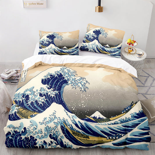 Hokusai The Great Wave Bedding Collection