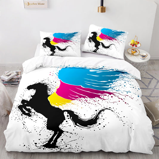 Wild Horse Kingdom 4-Piece Bed Set