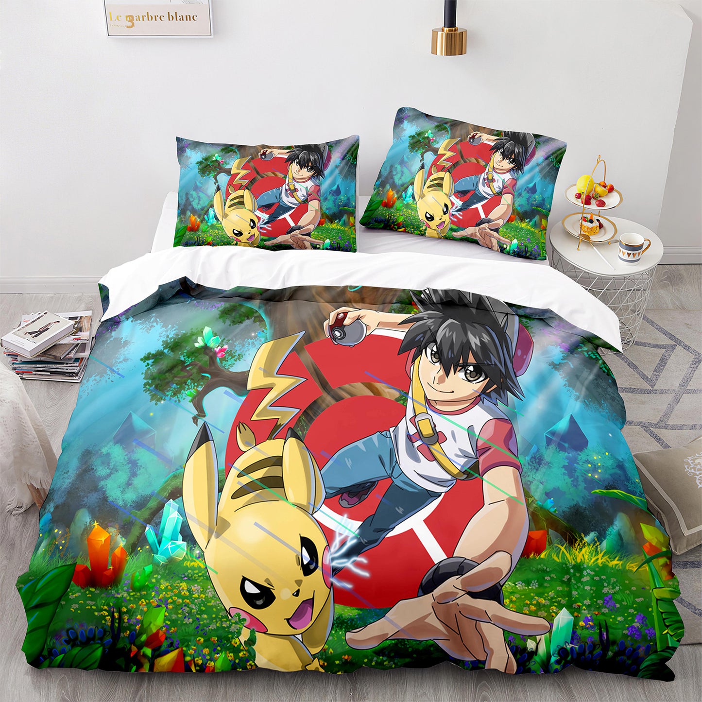 Pok¨¦mon Sleep Essentials - Pikachu 4-Piece Bedding Bundle