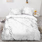 Luxury Marble Print Bedding Set-4pc Elegant Collection