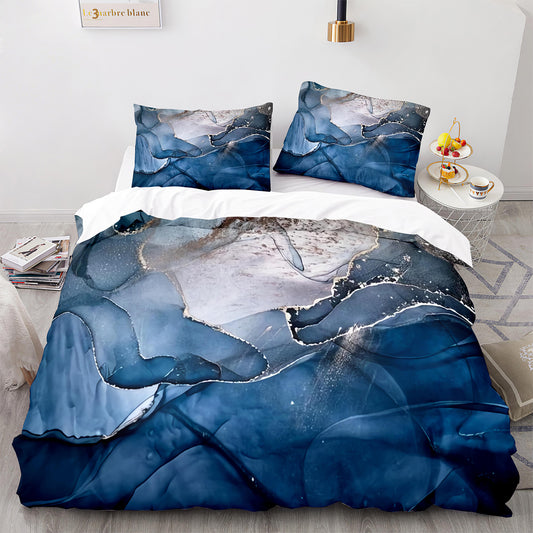 Trendy Marble Bedding Set-Easy Care & Wrinkle-Free